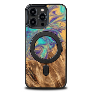 Etui Bewood Unique do iPhone 15 Pro Max - Planets - Merkury z MagSafe