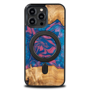 Etui Bewood Unique do iPhone 15 Pro Max - Neons - Vegas z MagSafe