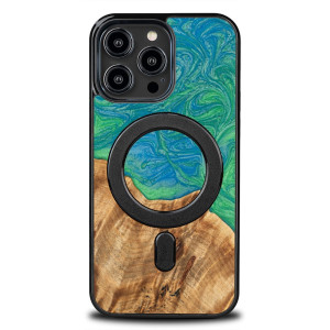 Etui Bewood Unique do iPhone 15 Pro Max - Neons - Tokyo z MagSafe