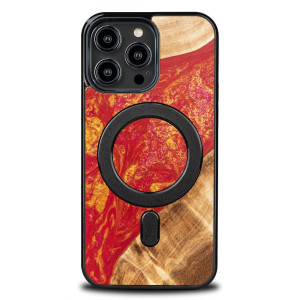 Etui Bewood Unique do iPhone 15 Pro Max - Neons - Paris z MagSafe