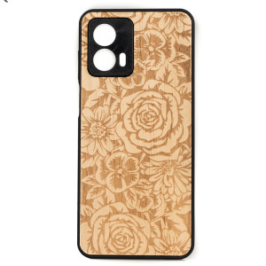 Drewniane Etui Bewood Motorola G73 5G RóżE ANIEGRE