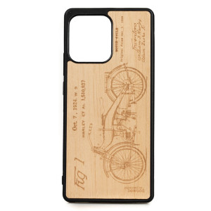 Drewniane Etui Bewood Motorola Edge 40 Pro HARLEY PATENT ANIEGRE
