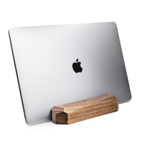 Stojak na laptop Bewood - Geometryczny - Pojedynczy - Orzech