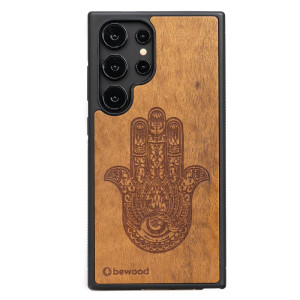 Drewniane Etui Bewood na Samsung Galaxy S24 Ultra HAMSA IMBUIA