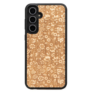 Drewniane Etui Bewood na Samsung Galaxy S23 FE KWIATY POLNE ANIEGRE