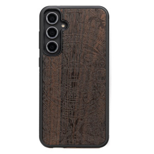 Drewniane Etui Bewood na Samsung Galaxy S23 FE KALENDARZ AZTECKI ZIRICOTE
