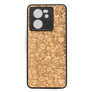 Drewniane Etui Bewood na Xiaomi 13T / 13T Pro KWIATY POLNE ANIEGRE
