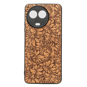 Drewniane Etui Bewood na Realme 11 5G LIŚCIE JABŁOŃ