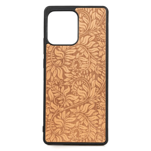 Drewniane Etui Bewood na Motorola Edge 40 LIŚCIE JABŁOŃ
