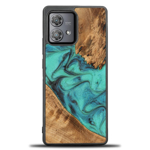 Etui Bewood Unique na Motorola Edge 40 Neo - Turquoise