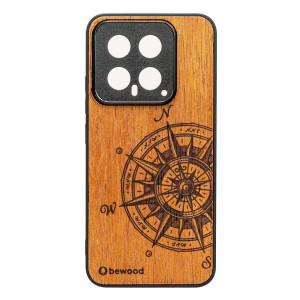 Drewniane Etui Bewood na Xiaomi 14 TRAVELER MERBAU