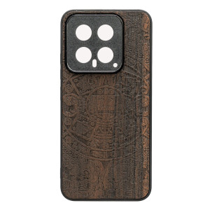 Drewniane Etui Bewood na Xiaomi 14 KALENDARZ AZTECKI ZIRICOTE