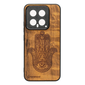 Drewniane Etui Bewood na Xiaomi 14 HAMSA IMBUIA