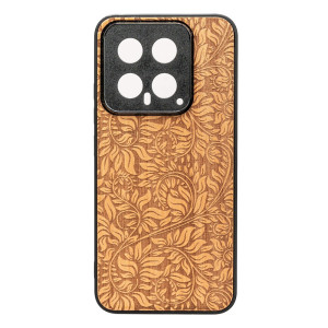 Drewniane Etui Bewood na Xiaomi 14 Pro LIŚCIE JABŁOŃ