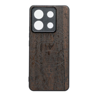 Drewniane Etui Bewood do Xiaomi Redmi Note 13 Pro 5G KALENDARZ AZTECKI ZIRICOTE