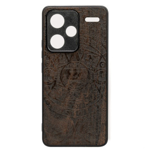 Drewniane Etui Bewood do Xiaomi Redmi Note 13 Pro Plus 5G KALENDARZ AZTECKI ZIRICOTE