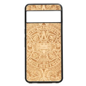 Drewniane Etui Bewood do Google Pixel 8 Pro KALENDARZ AZTECKI ANIEGRE
