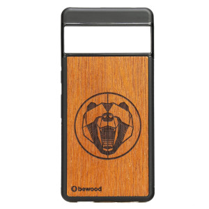 Drewniane Etui Bewood do Google Pixel 7 NIEDŹWIEDŹ MERBAU