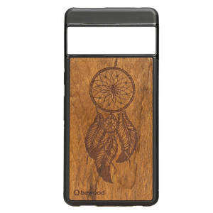 Drewniane Etui Bewood do Google Pixel 7 ŁAPACZ SNÓW IMBUIA
