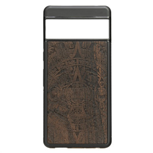 Drewniane Etui Bewood do Google Pixel 7 KALENDARZ AZTECKI ZIRICOTE