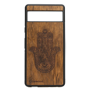 Drewniane Etui Bewood do Google Pixel 7A HAMSA IMBUIA