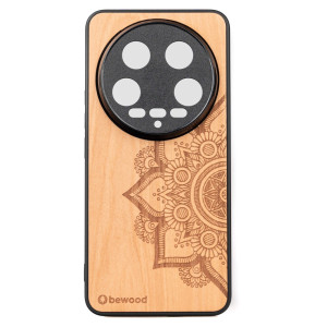 Drewniane Etui Bewood do Xiaomi 14 Ultra MANDALA JABŁOŃ