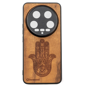 Drewniane Etui Bewood do Xiaomi 14 Ultra HAMSA IMBUIA