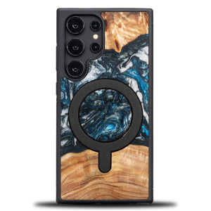 Etui Bewood Unique na Samsung Galaxy S24 Ultra - Planets - Ziemia z MagSafe