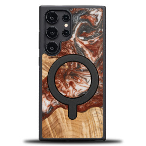 Etui Bewood Unique na Samsung Galaxy S24 Ultra - Planets - Wenus z MagSafe