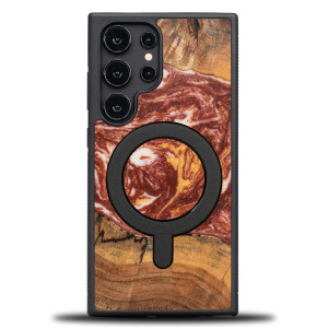 Etui Bewood Unique na Samsung Galaxy S24 Ultra - Planets - Mars z MagSafe