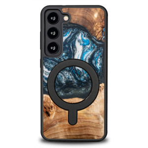 Etui Bewood Unique na Samsung Galaxy S23 - Planets - Ziemia z MagSafe