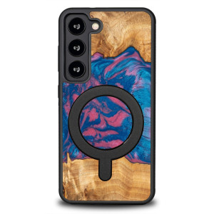 Etui Bewood Unique na Samsung Galaxy S23 - Neons - Vegas z MagSafe