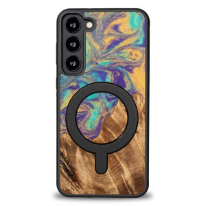 Etui Bewood Unique na Samsung Galaxy S23 Plus - Planets - Merkury z MagSafe
