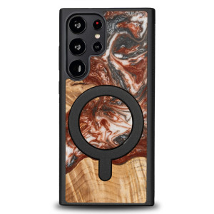 Etui Bewood Unique na Samsung Galaxy S23 Ultra - Planets - Wenus z MagSafe