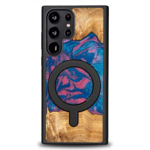 Etui Bewood Unique na Samsung Galaxy S23 Ultra - Neons - Vegas z MagSafe