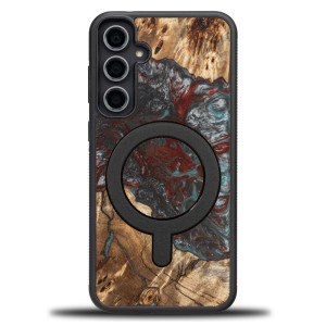 Etui Bewood Unique na Samsung Galaxy S23 FE - Planets - Pluton z MagSafe
