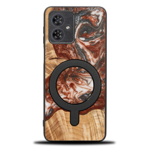 Etui Bewood Unique do Motorola G54 5G - Planets - Wenus z MagSafe