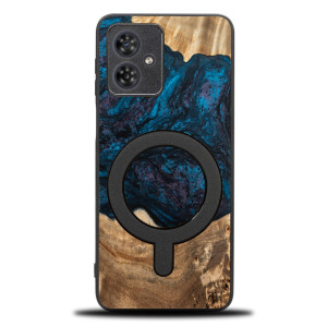 Etui Bewood Unique do Motorola G54 5G - Planets - Neptun z MagSafe