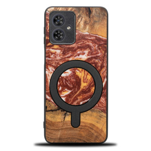 Etui Bewood Unique do Motorola G54 5G - Planets - Mars z MagSafe