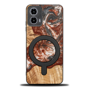 Etui Bewood Unique do Motorola G34 5G - Planets - Wenus z MagSafe