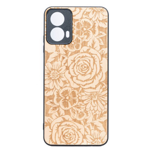 Drewniane Etui Bewood do Motorola G34 5G RóżE ANIEGRE