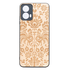Drewniane Etui Bewood do Motorola G34 5G POLSKI FOLK ANIEGRE
