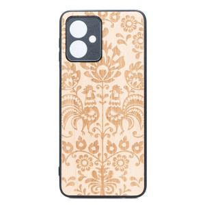 Drewniane Etui Bewood do Motorola G54 5G POLSKI FOLK ANIEGRE