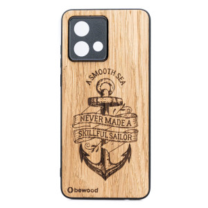 Drewniane Etui Bewood do Motorola G84 5G KOTWICA DĄB