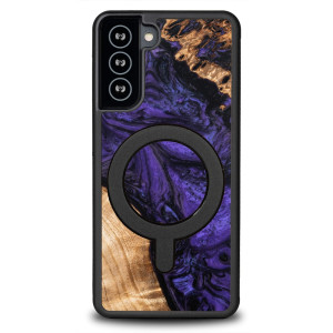 Etui Bewood Unique na Samsung Galaxy S21 FE - Violet z MagSafe