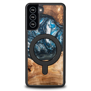 Etui Bewood Unique na Samsung Galaxy S21 FE - Planets - Ziemia z MagSafe