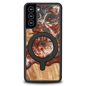 Etui Bewood Unique na Samsung Galaxy S21 FE - Planets - Wenus z MagSafe