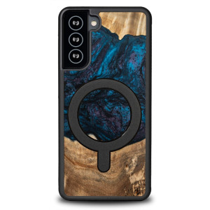 Etui Bewood Unique na Samsung Galaxy S21 FE - Planets - Neptun z MagSafe