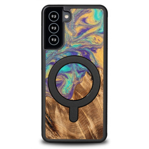 Etui Bewood Unique na Samsung Galaxy S21 FE - Planets - Merkury z MagSafe