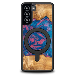 Etui Bewood Unique na Samsung Galaxy S21 FE - Neons - Vegas z MagSafe